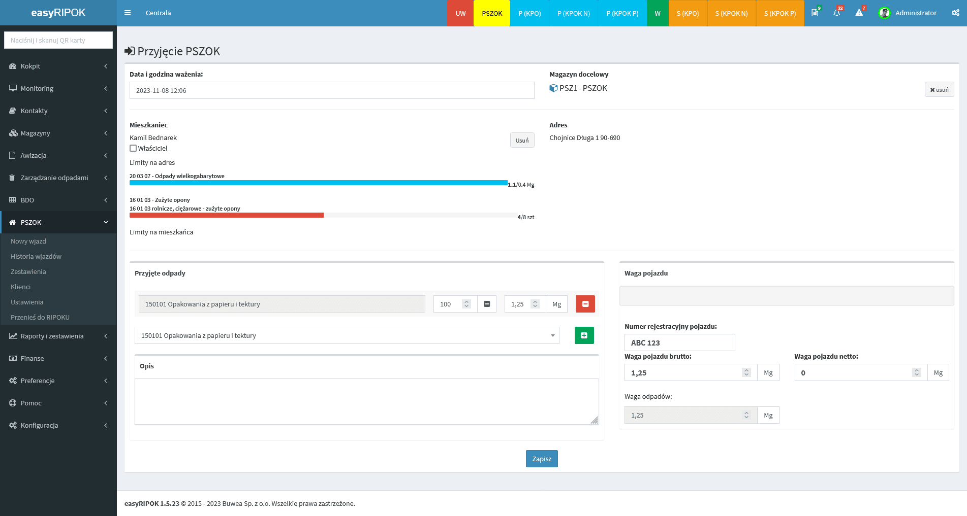 Poznaj nasz moduł PSZOK-U