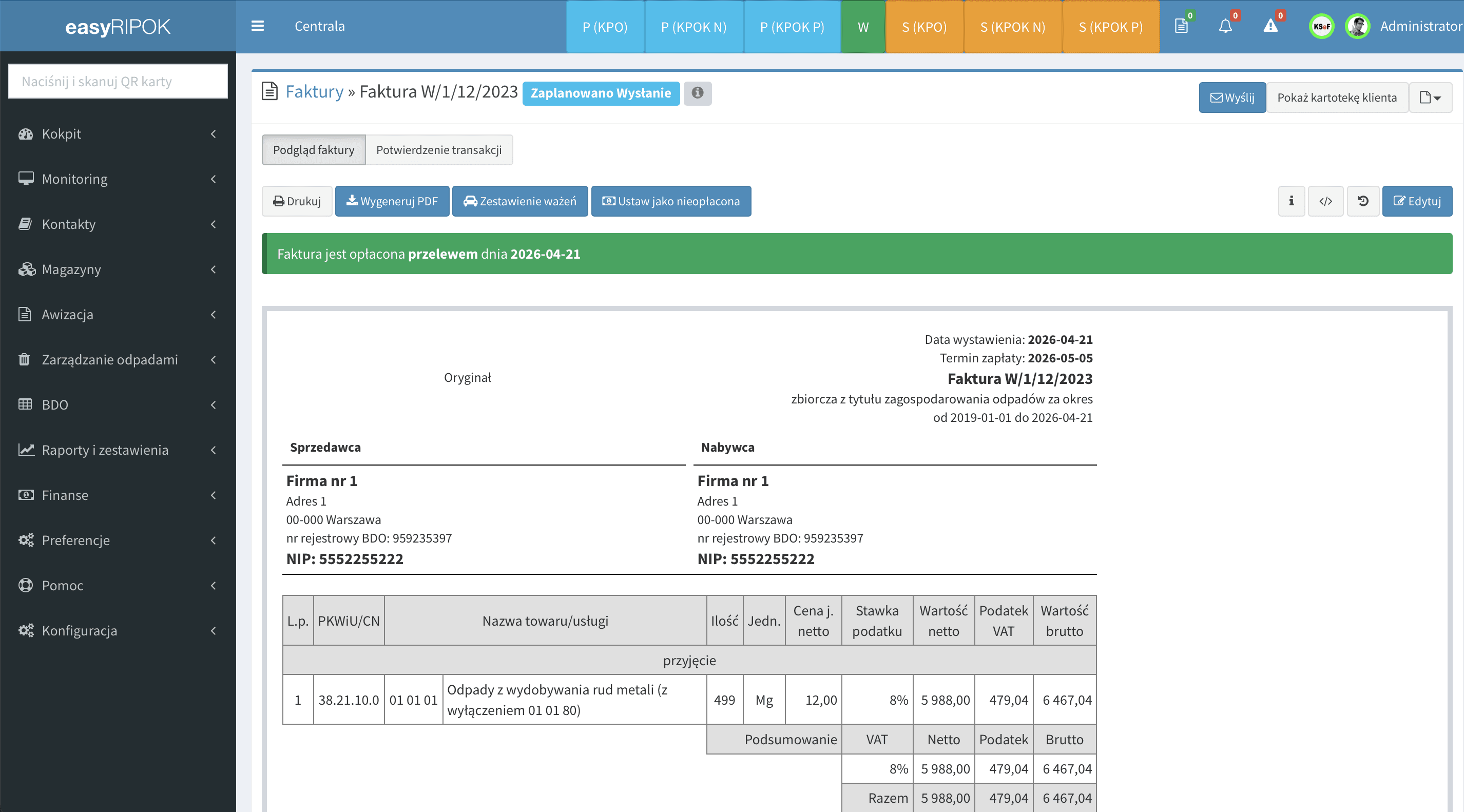 Automatyczne powiadomienia mailowe o kończących się badaniach