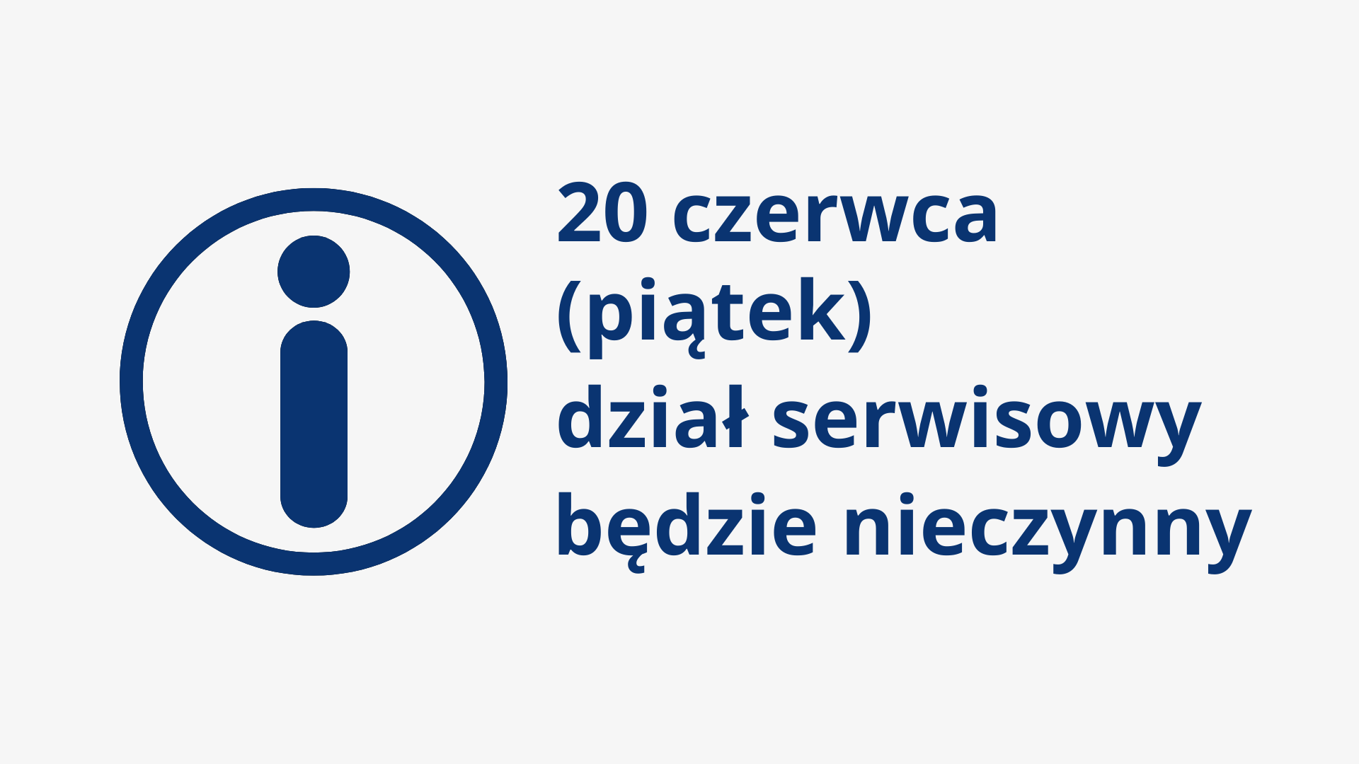 Przerwa serwisowa