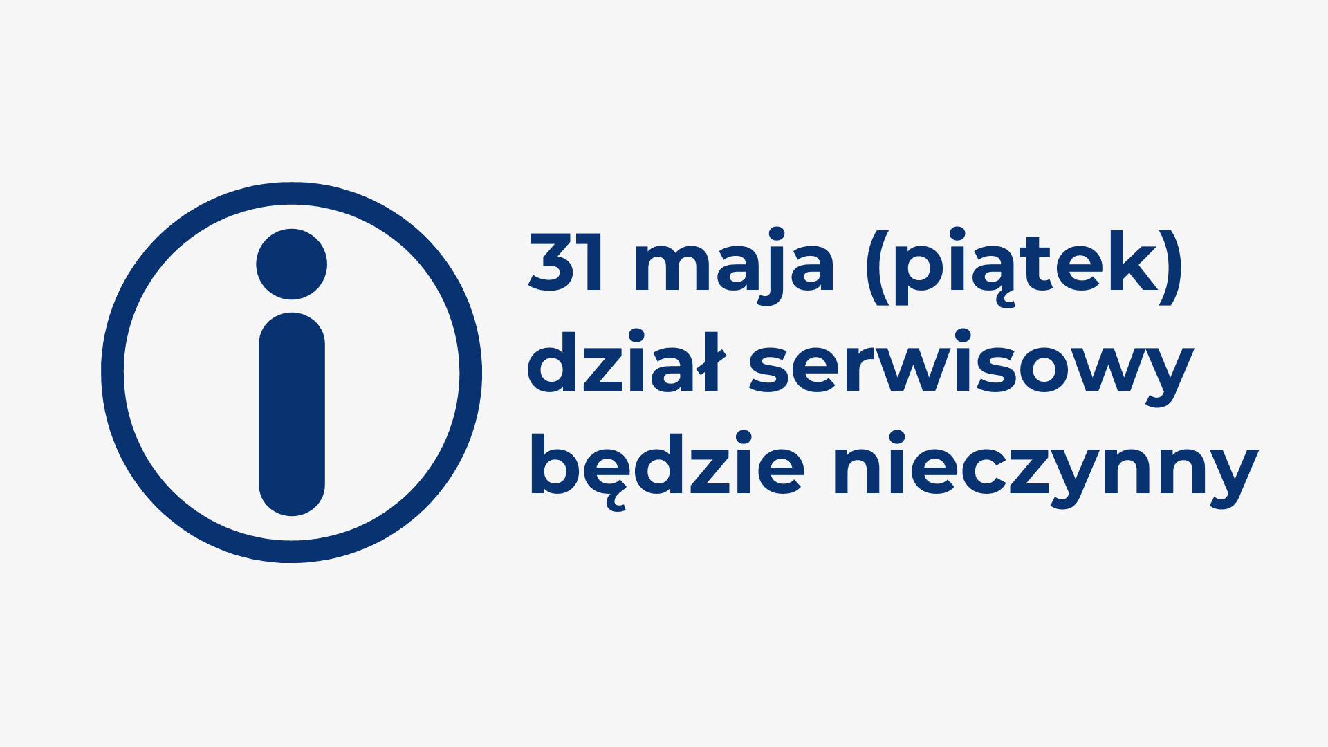 przerwa serwisowa