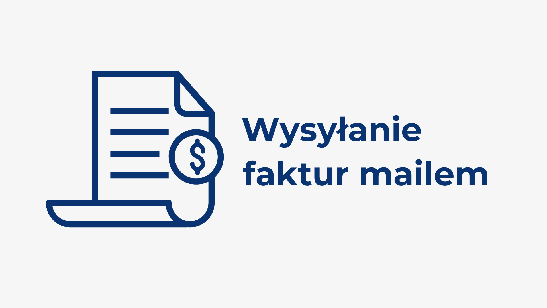 Zbiorcze wysyłanie faktur mailem.